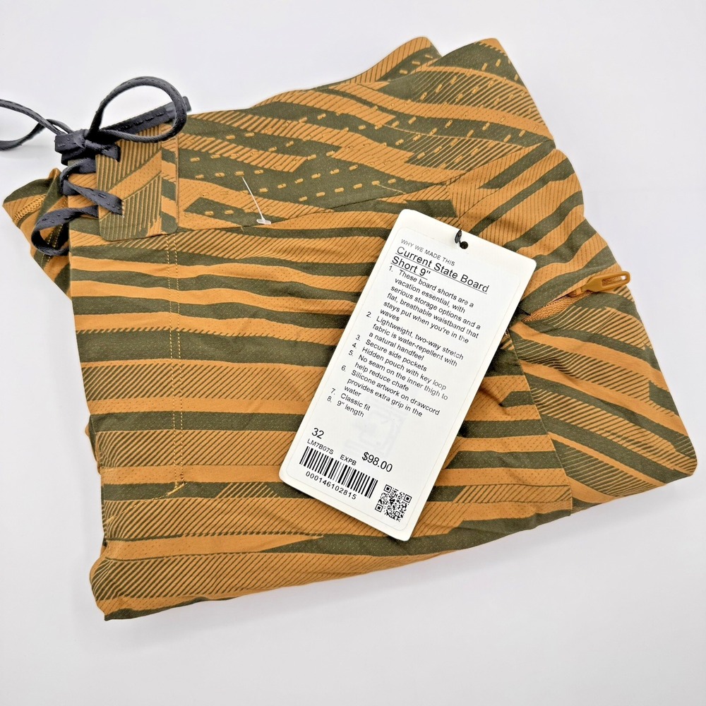 Lululemon Current State Board‎ Short 9" LM7B07S EXPB Men's Size 32